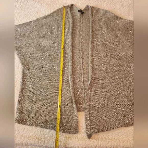 Apt. 9 Silver Sparkle Open-Front Cardigan - Picture 6 of 10